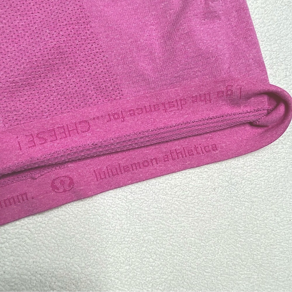 Lululemon Run Swiftly Tech Racerback Women’s Tank 'Heathered Raspberry' Size (6) - Picture 10 of 15